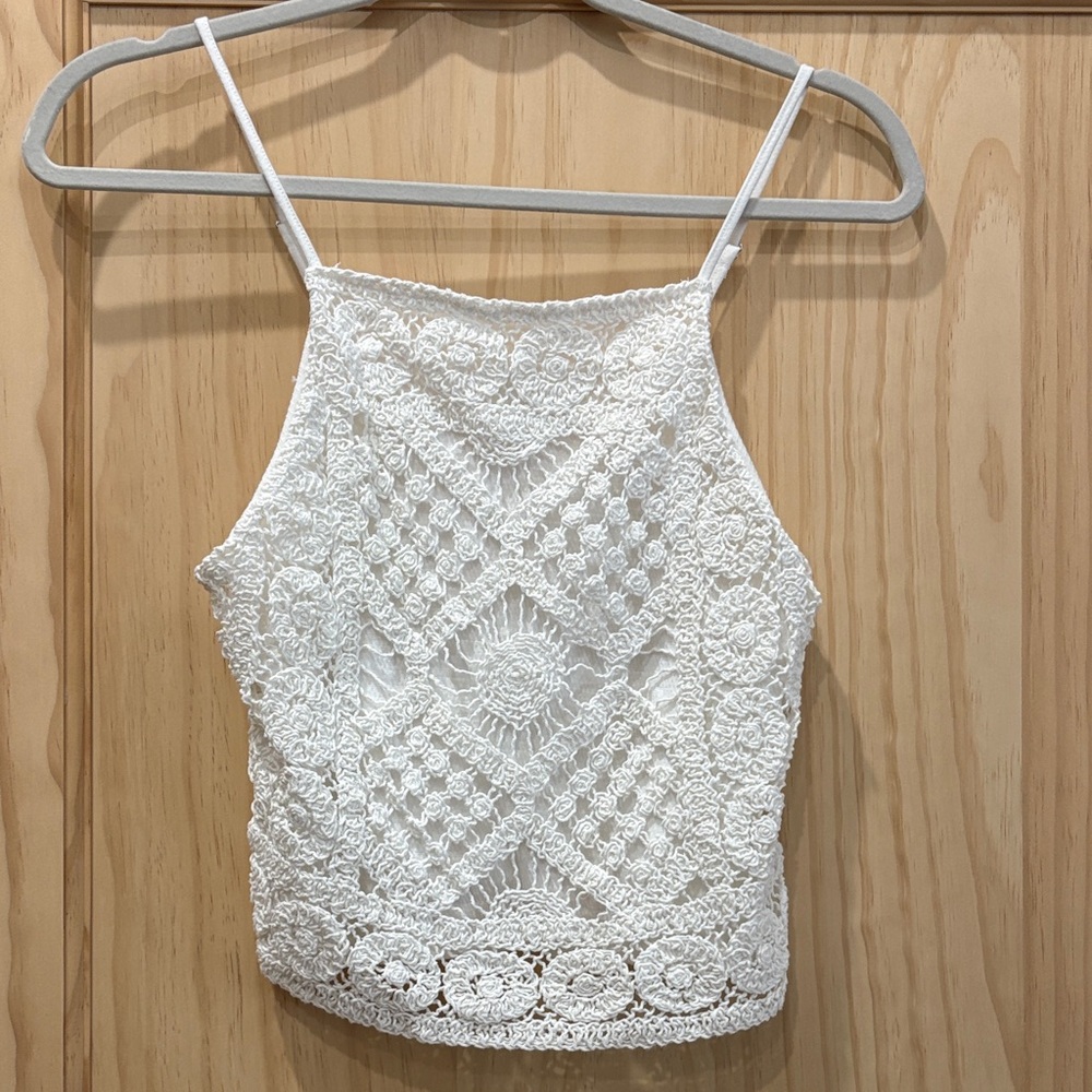 NWOT crochet tank top